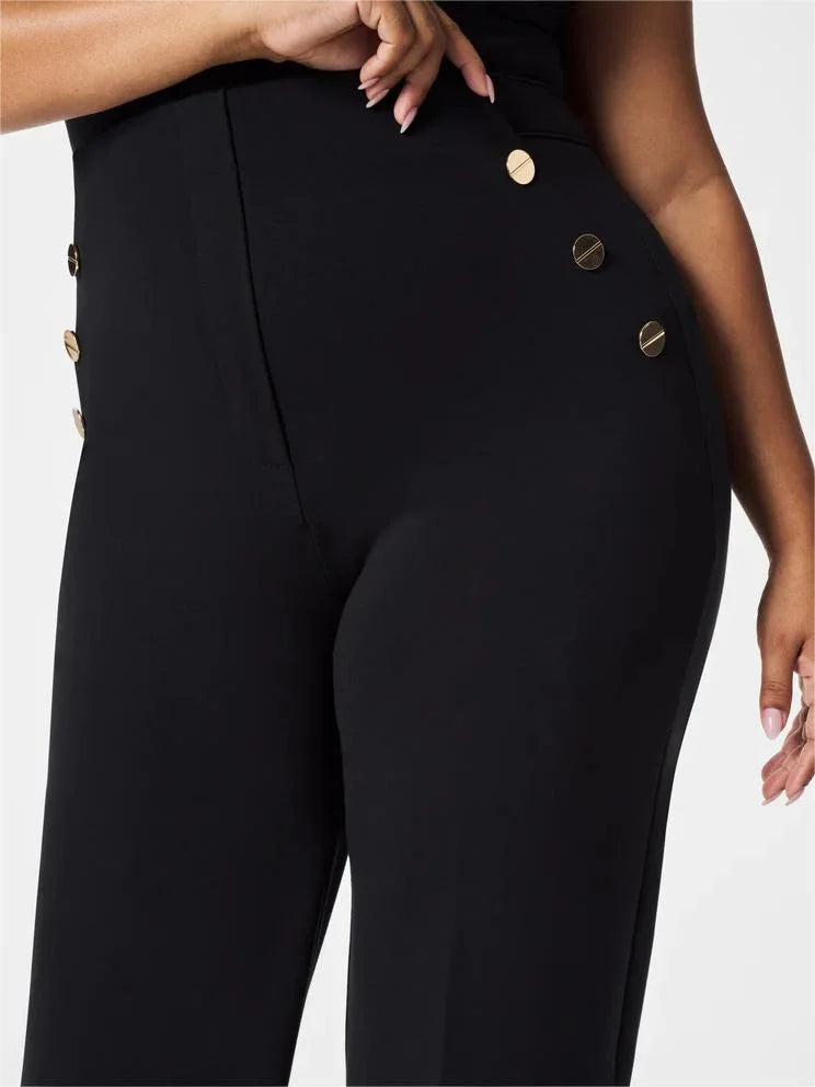 PANTALÓN DE PIERNA ANCHA CON BOTONES