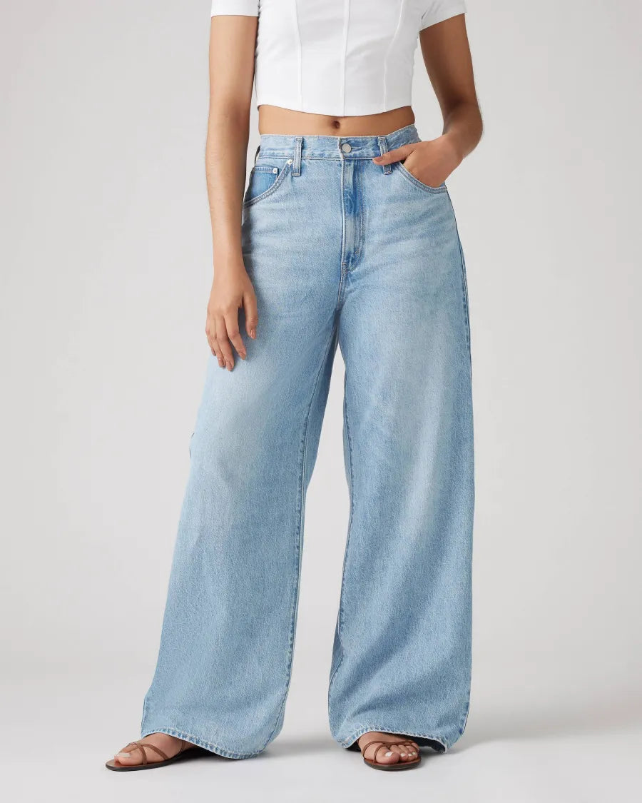 Vaqueros holgados con cintura ajustable