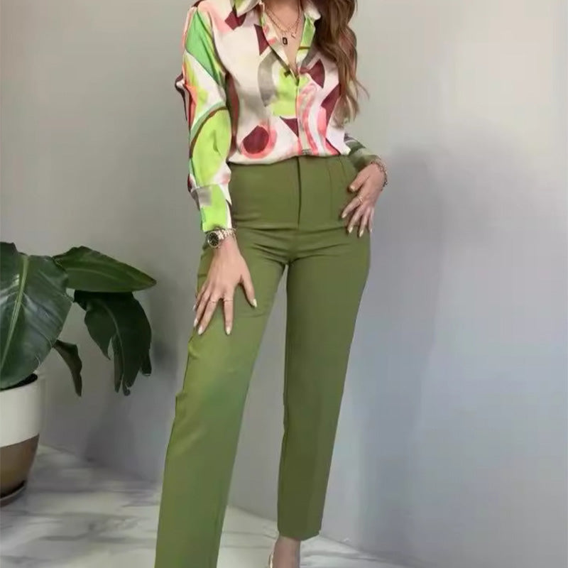 Conjunto Estampado Oliva