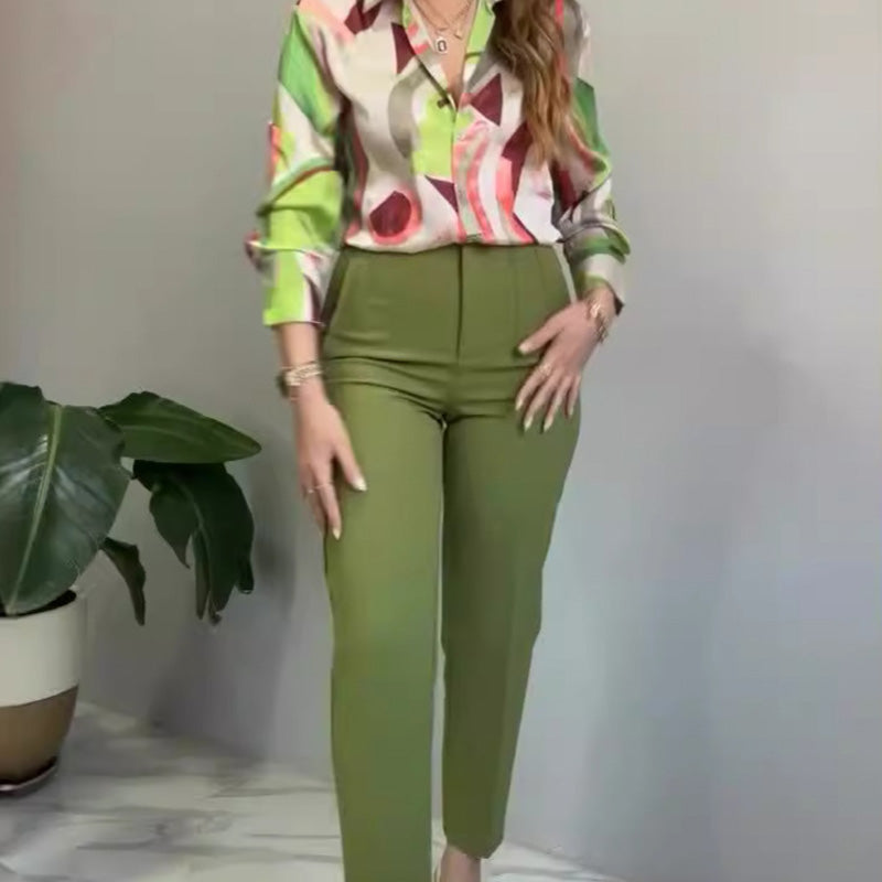 Conjunto Estampado Oliva
