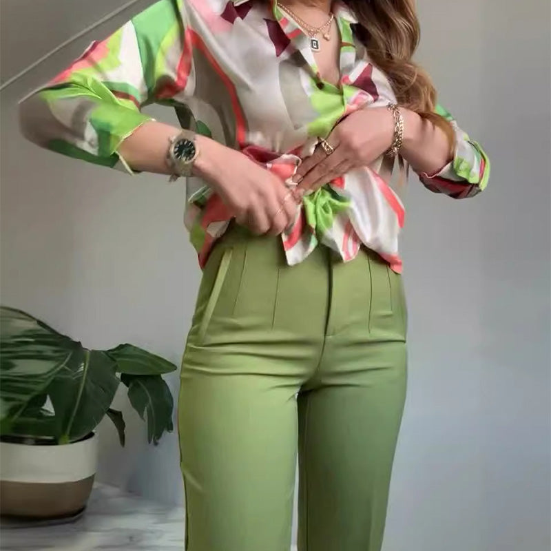 Conjunto Estampado Oliva
