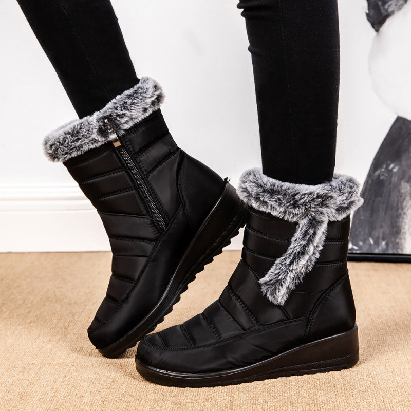 Botas cálidas e impermeables