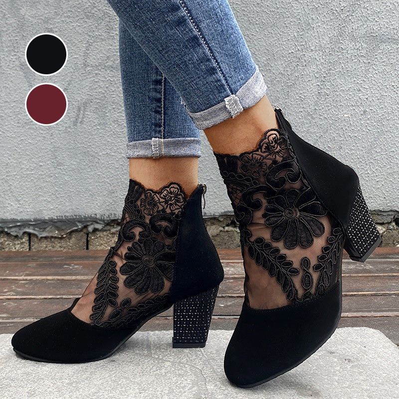 Bota con Encaje Maisa