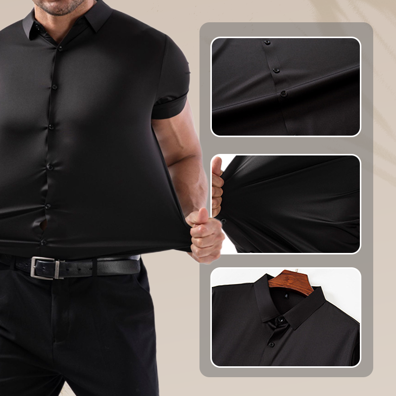 Camisa elástica de manga corta